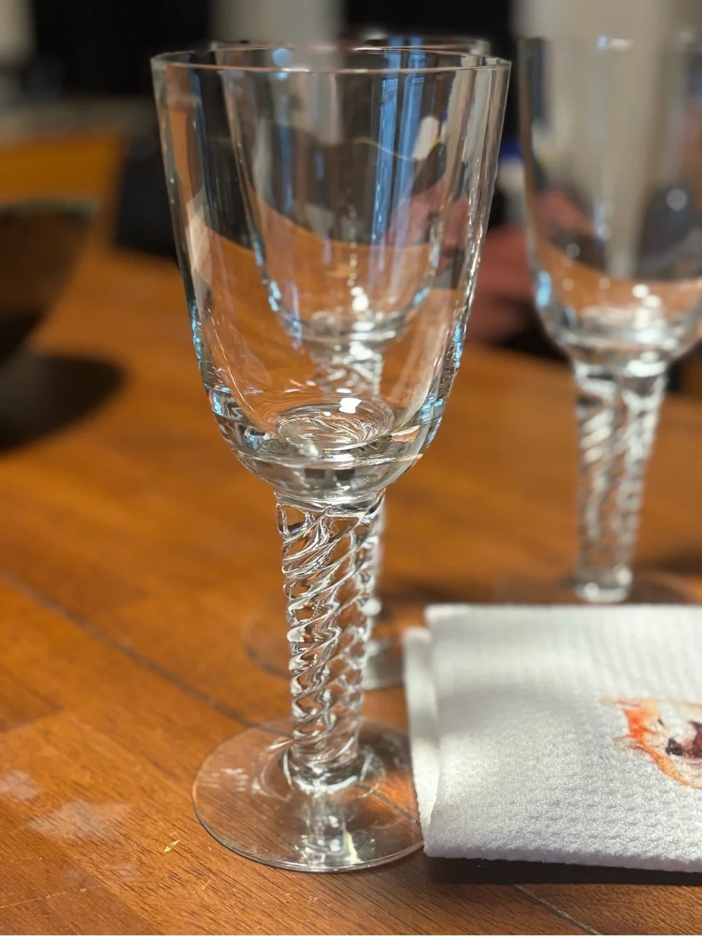 VINTAGE 1950's Amager/Twist TALL Beer Goblet